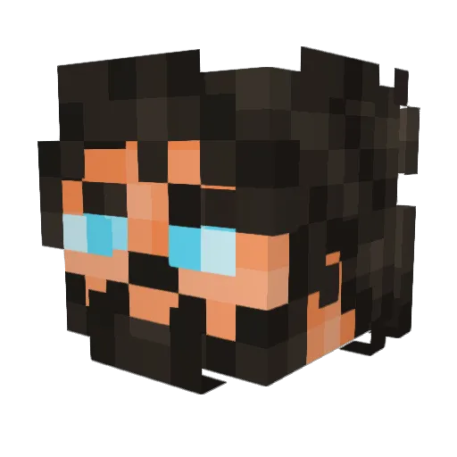 JxjustinG05 Minecraft avatar head, 3D render