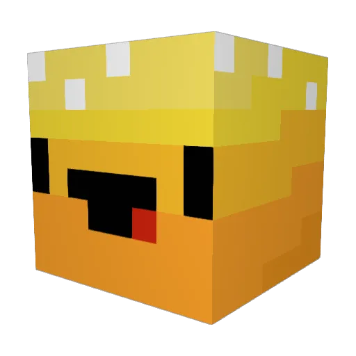 Jxllo_ Minecraft avatar head, 3D render