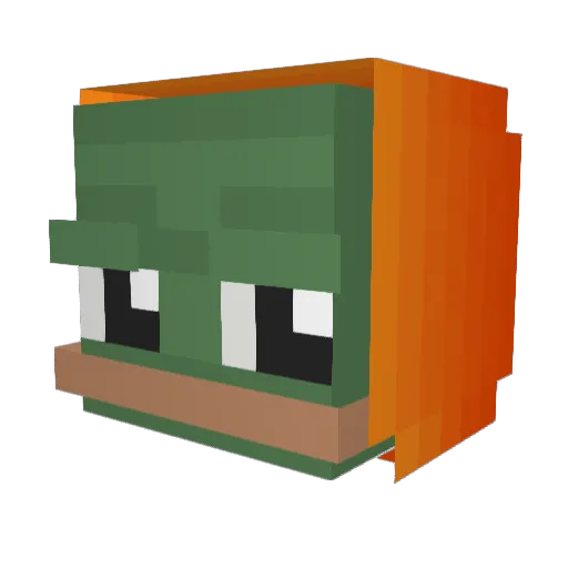 Jxmie_1215 Minecraft avatar head, 3D render