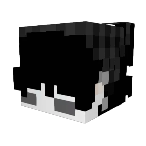 Jxnlss24 Minecraft avatar head, 3D render