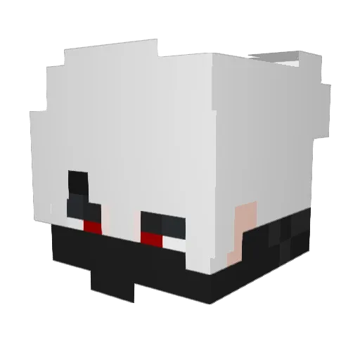 Jxnojam Minecraft avatar head, 3D render