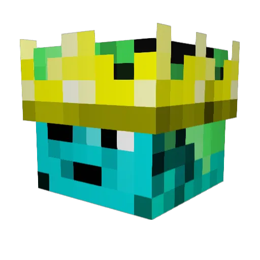 Jxren17 Minecraft avatar head, 3D render