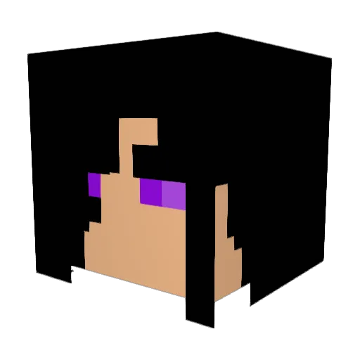 Jxrnnnl Minecraft avatar head, 3D render