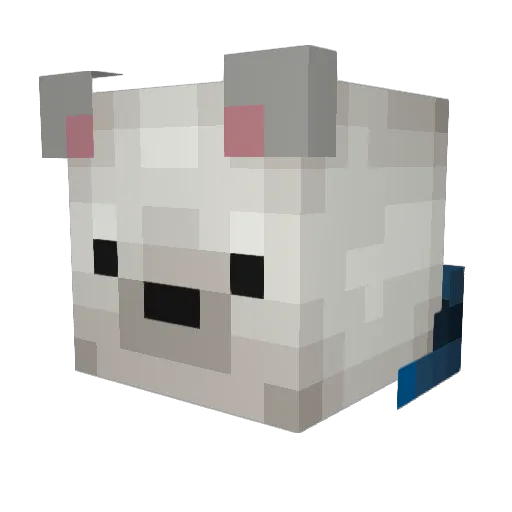 Jxsh100 Minecraft avatar head, 3D render