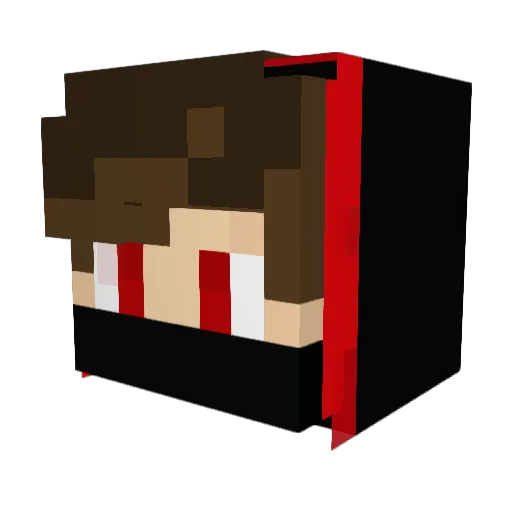 Jxste_Noa18 Minecraft avatar head, 3D render