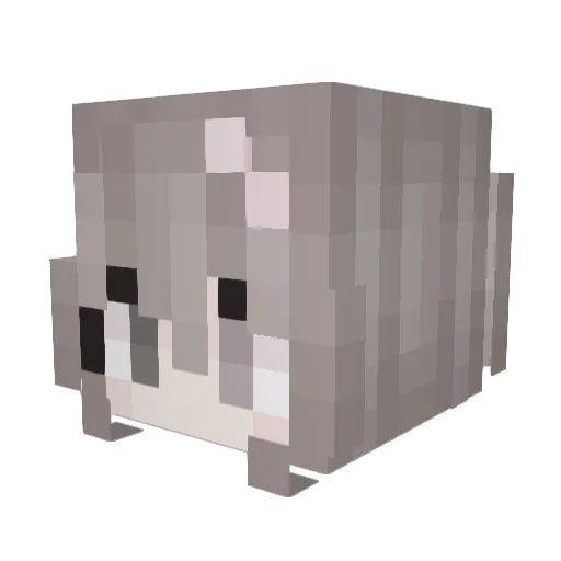Jxstjxli Minecraft avatar head, 3D render