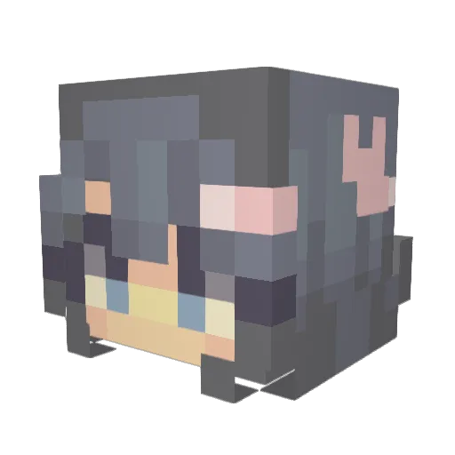 Jxxl04 Minecraft avatar head, 3D render