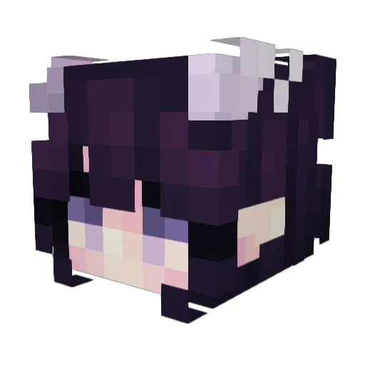 Jxyeye Minecraft avatar head, 3D render