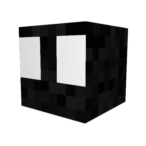 Jychom Minecraft avatar head, 3D render
