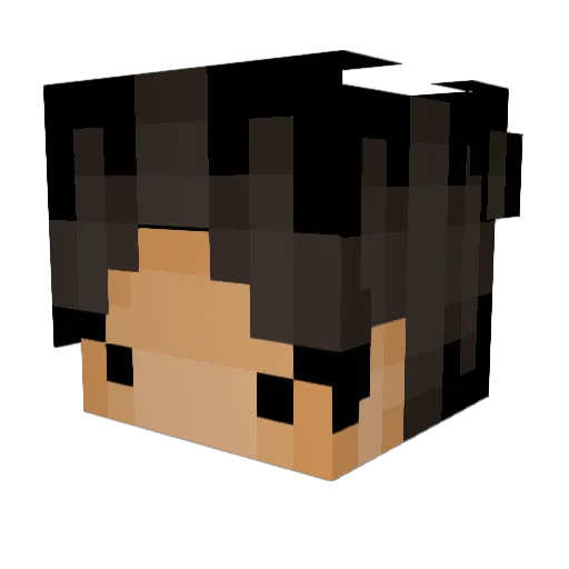 Jydo Minecraft avatar head, 3D render