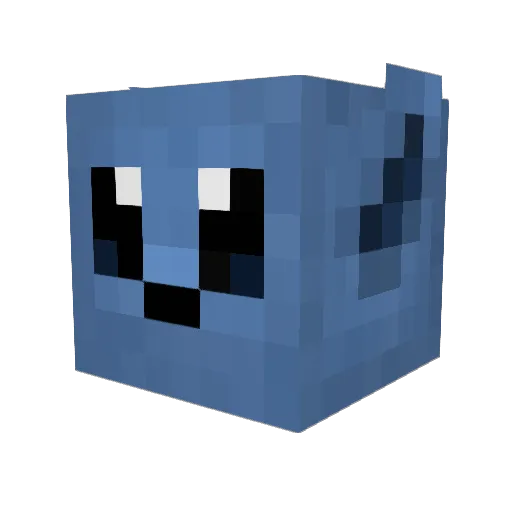 Jydon Minecraft avatar head, 3D render