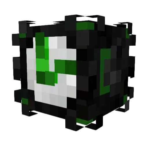 Jyfyan Minecraft avatar head, 3D render