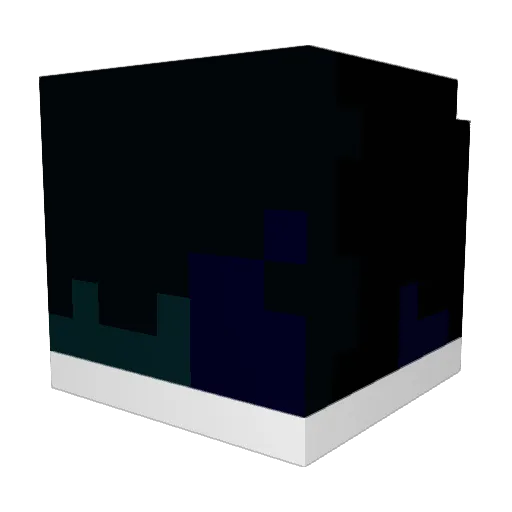 Jynx5953 Minecraft avatar head, 3D render