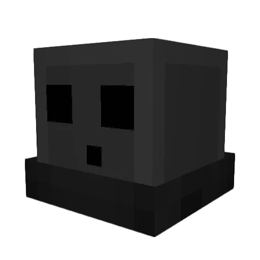 Jynx_69 Minecraft avatar head, 3D render