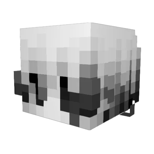 Jynxlex Minecraft avatar head, 3D render
