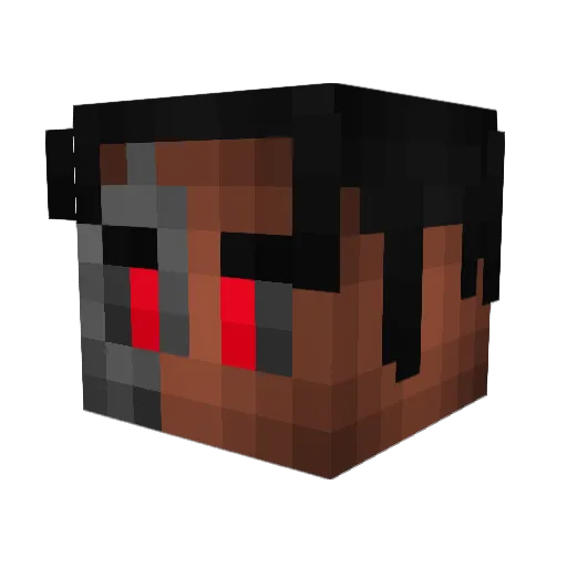 JzGetsNoGirls Minecraft avatar head, 3D render