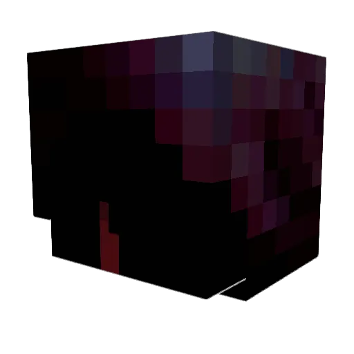 Jzhann Minecraft avatar head, 3D render