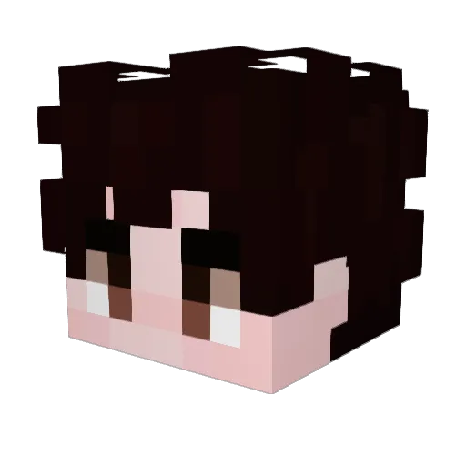Jzkirby Minecraft avatar head, 3D render