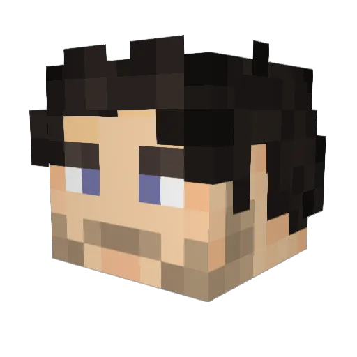 K00pa3361 Minecraft avatar head, 3D render