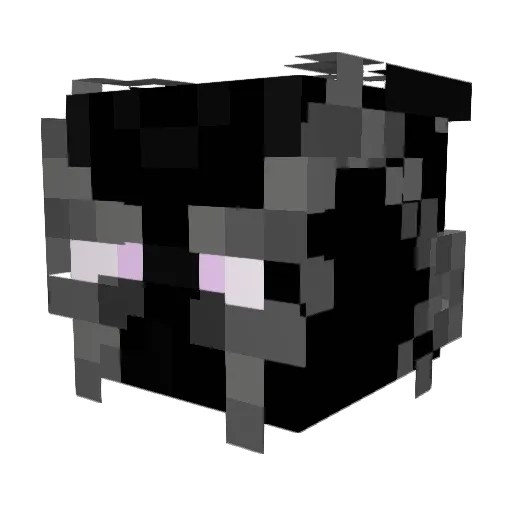 K0771 Minecraft avatar head, 3D render