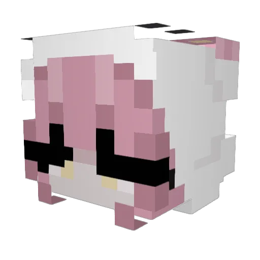 K0I__ Minecraft avatar head, 3D render