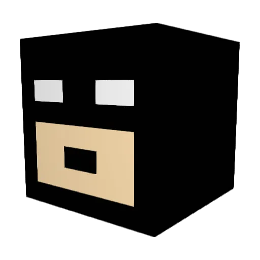 K0K0PELLI Minecraft avatar head, 3D render