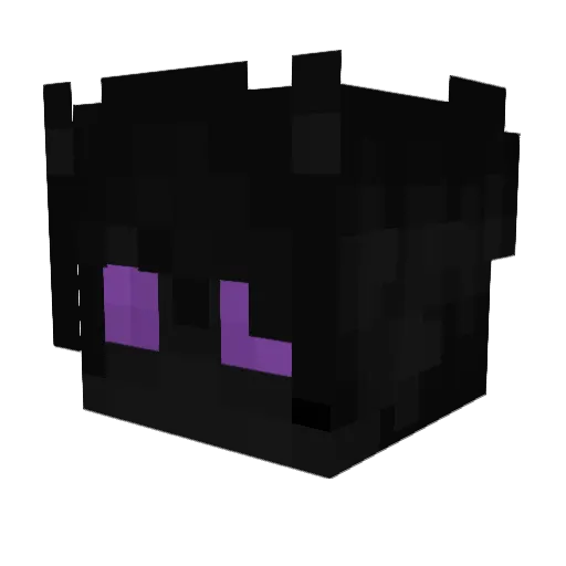 K0KUuu Minecraft avatar head, 3D render