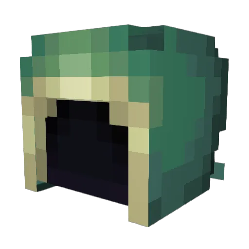 K0MM1V1 Minecraft avatar head, 3D render