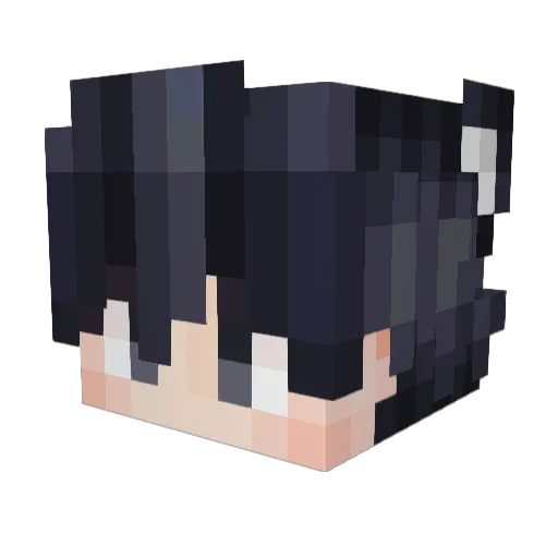 K0NKANG Minecraft avatar head, 3D render