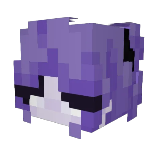 K0_DA Minecraft avatar head, 3D render