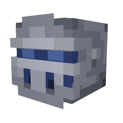 K0dew0rd Minecraft avatar head, 3D render