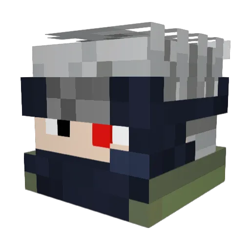 K0hut Minecraft avatar head, 3D render