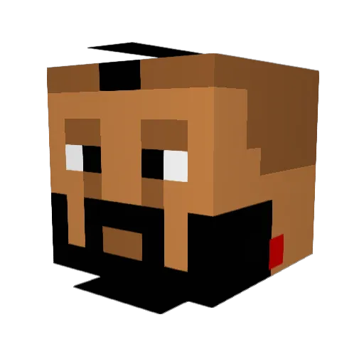 K0leer Minecraft avatar head, 3D render