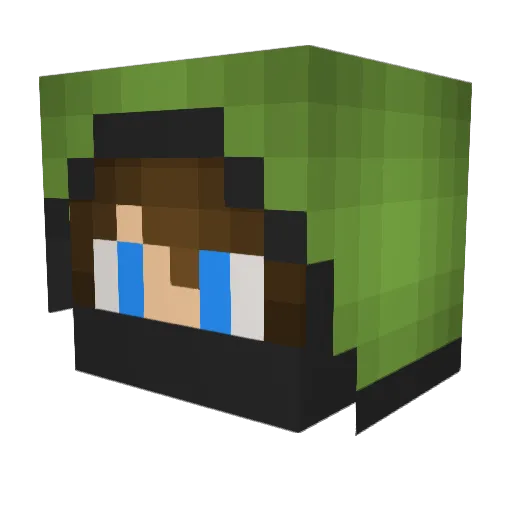 K0noDiODar Minecraft avatar head, 3D render