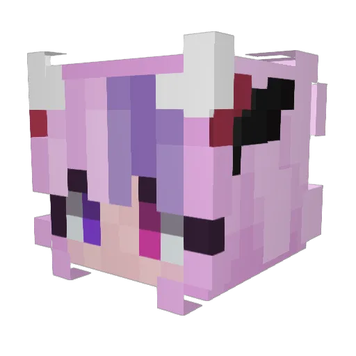 K0zima Minecraft avatar head, 3D render