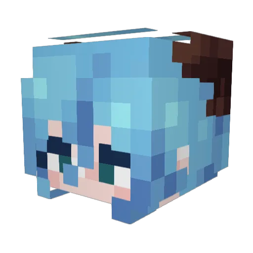 K0zochka Minecraft avatar head, 3D render