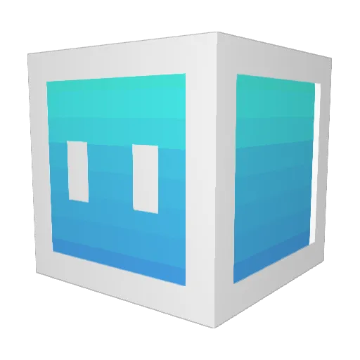 K12XD Minecraft avatar head, 3D render