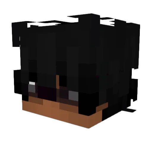 K1DaGreat1 Minecraft avatar head, 3D render