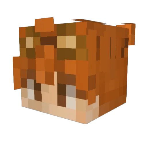 K1LLALLRATS Minecraft avatar head, 3D render