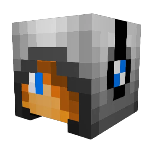 K1LLER74 Minecraft avatar head, 3D render