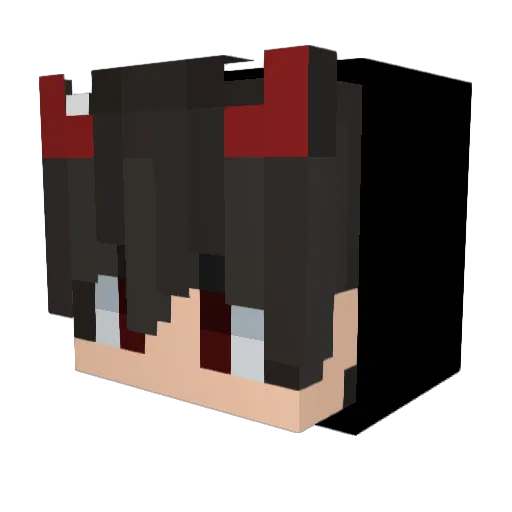 K1LM3R Minecraft avatar head, 3D render