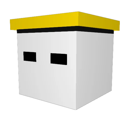 K1NG_CHAOS Minecraft avatar head, 3D render