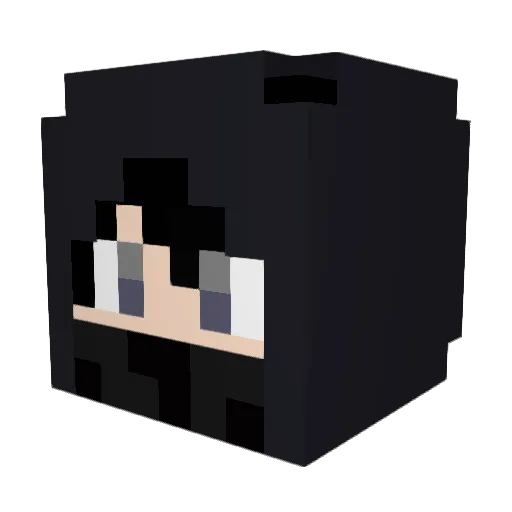 K1NG_G Minecraft avatar head, 3D render