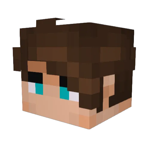 K1NG_OAA Minecraft avatar head, 3D render