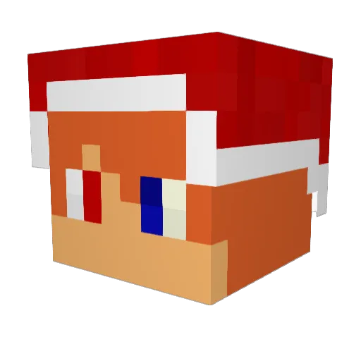 K1NG_SoNiC Minecraft avatar head, 3D render