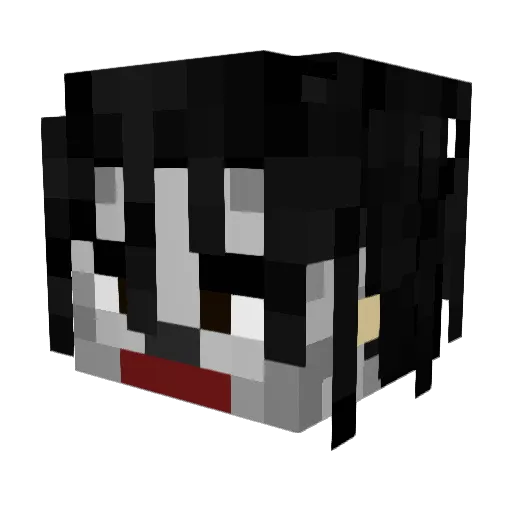 K1NG__B0B_ Minecraft avatar head, 3D render