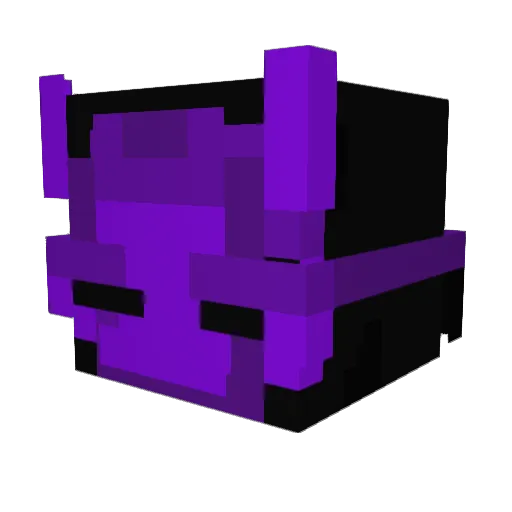 K1SS3D Minecraft avatar head, 3D render