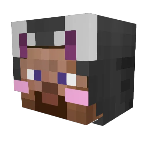 K1TTL3r Minecraft avatar head, 3D render