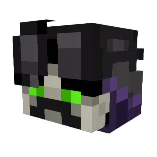 K1W1XD Minecraft avatar head, 3D render
