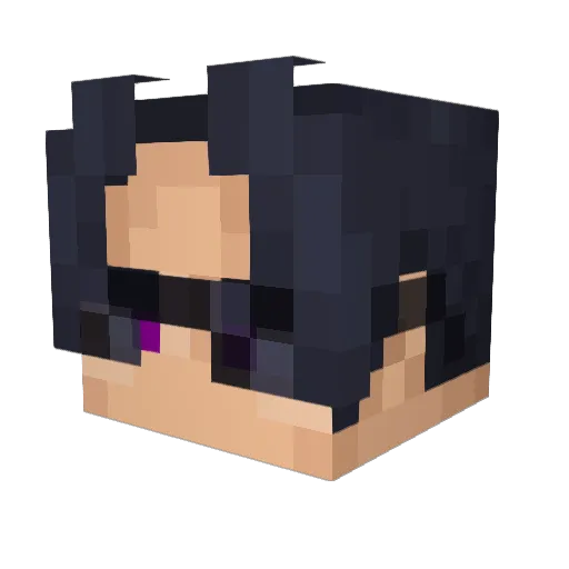 K1abs Minecraft avatar head, 3D render